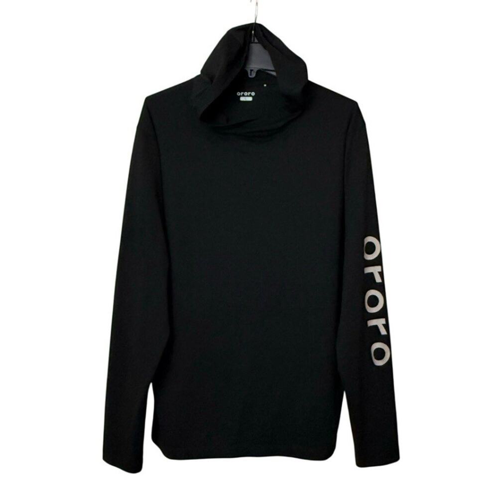 Ororo Hoodie Mens Large Black Pullover Quick Dry Unisex Athleisure